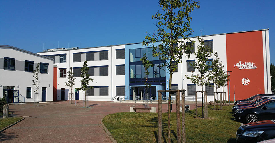 Gebäude der Beruflichen Schule der Hansestadt Rostock - Technik.