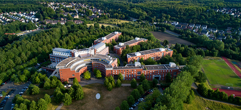 Campusgebäude der HS Bund in Brühl