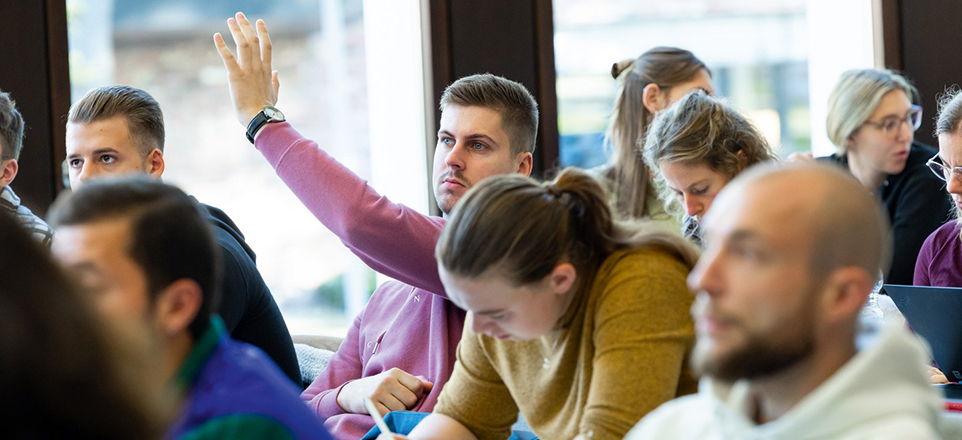 Studierende an der Hochschule