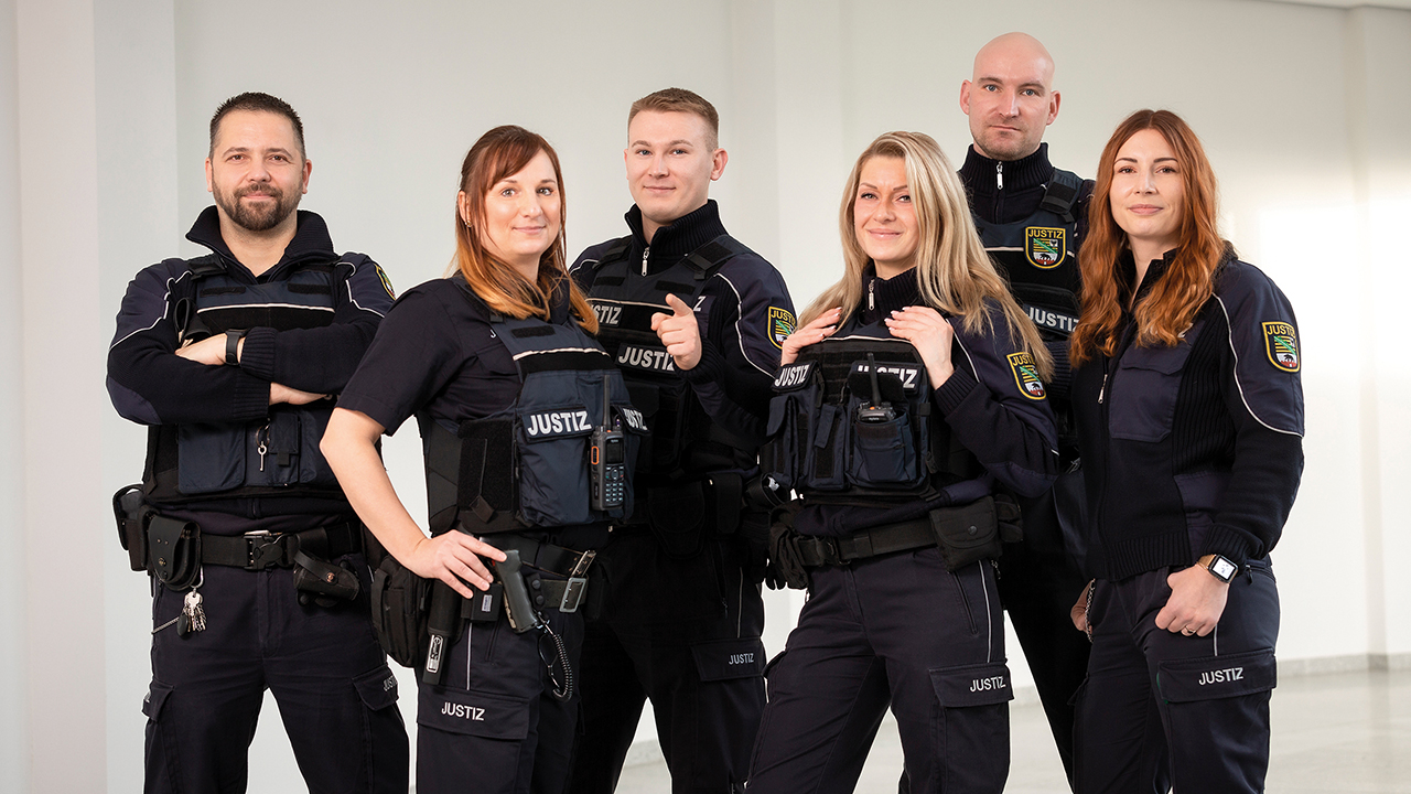 Gruppe Uniformierter