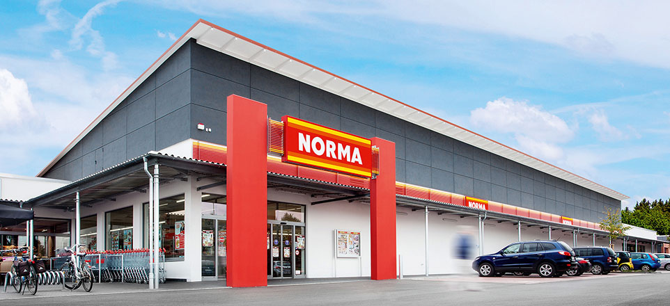 Bild einer NORMA Filiale.