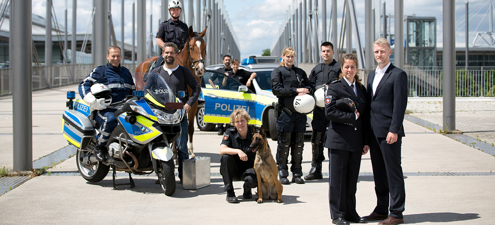 Polizei-Team