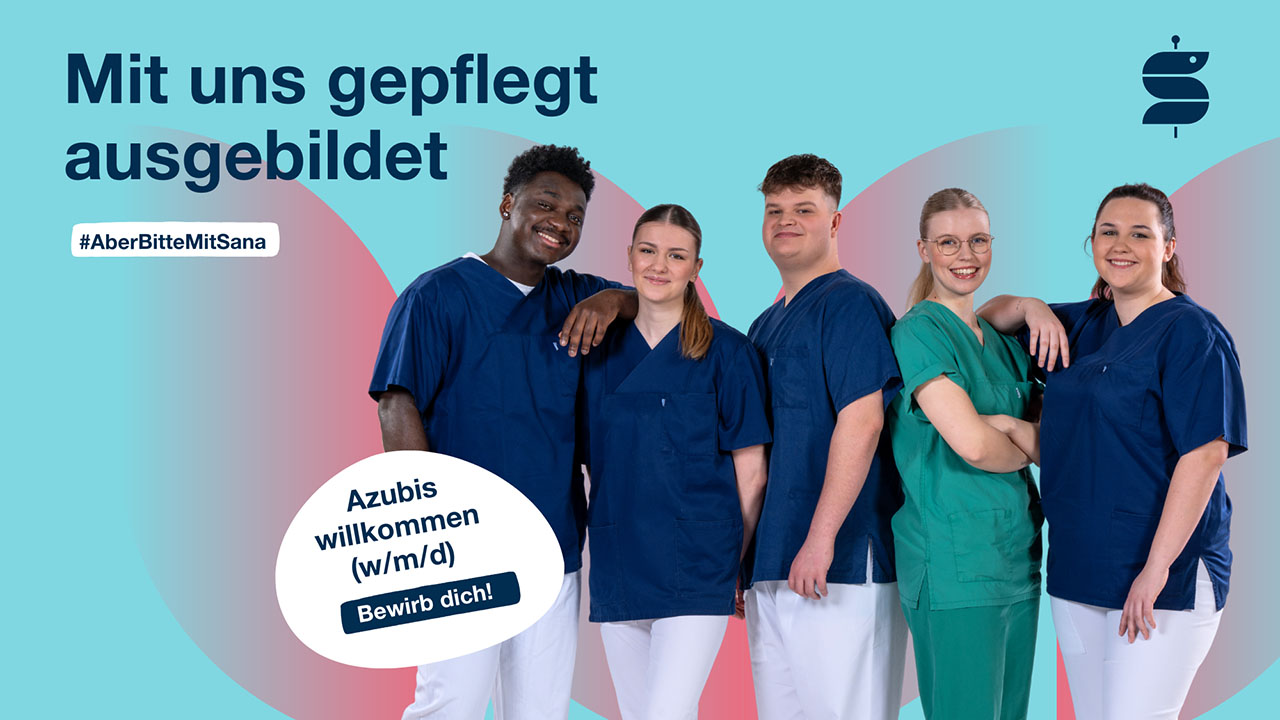 Azubi-Kampagne: Mit uns gepflegt ausgebildet