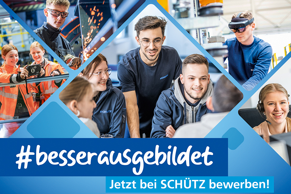 Bildcollage Azubis bei der Arbeit #besserausgebildet