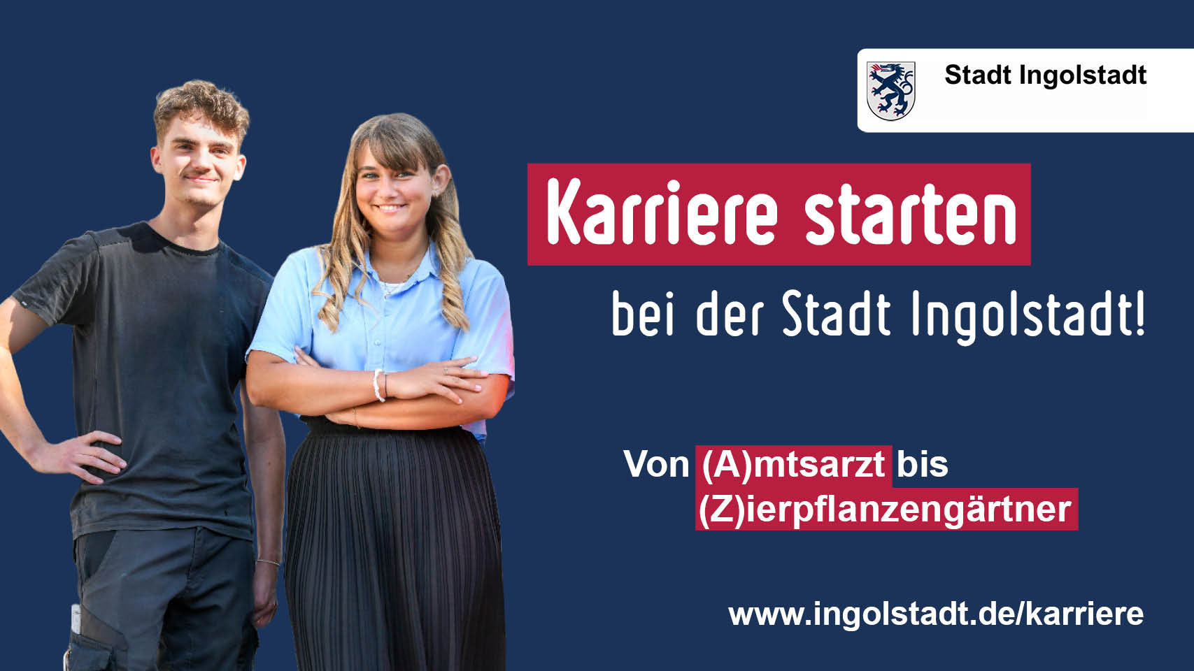 Zwei junge Menschen