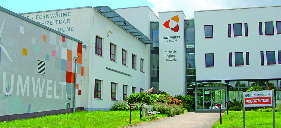Firmengebäude der Stadtwerke Greifswald GmbH